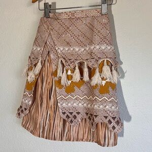 Girls Toddler Disney Moana Costume Polynesian Tassel Skirt